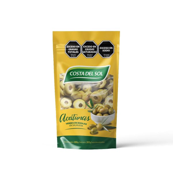ACEITUNAS VERDES EN RODAJAS